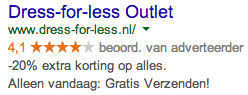 Ad met een goede aanbieding